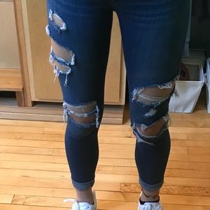 American eagle ripped jeans